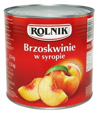 Brzoskwinie w syropie