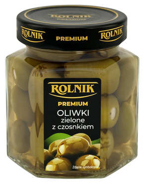 Oliwki zielone z czosnkiem