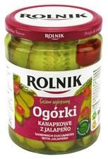 Ogórki kanapkowe z Jalapeño
