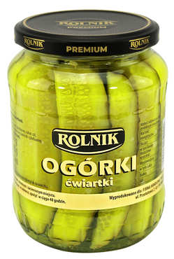 Ogórki ćwiartki