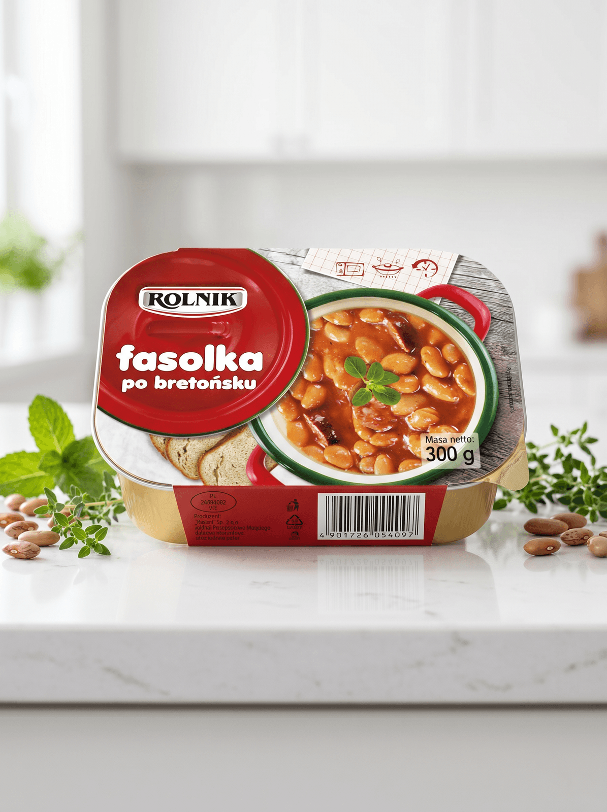 Fasolka po bretońsku aluminium