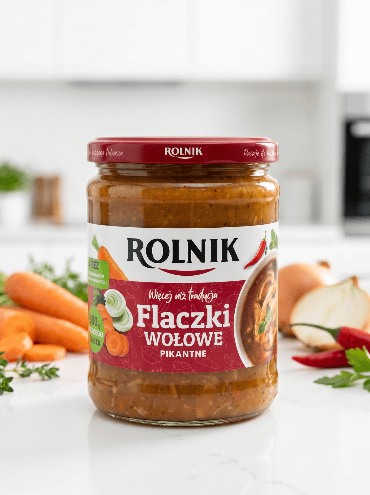 Flaczki wołowe pikantne