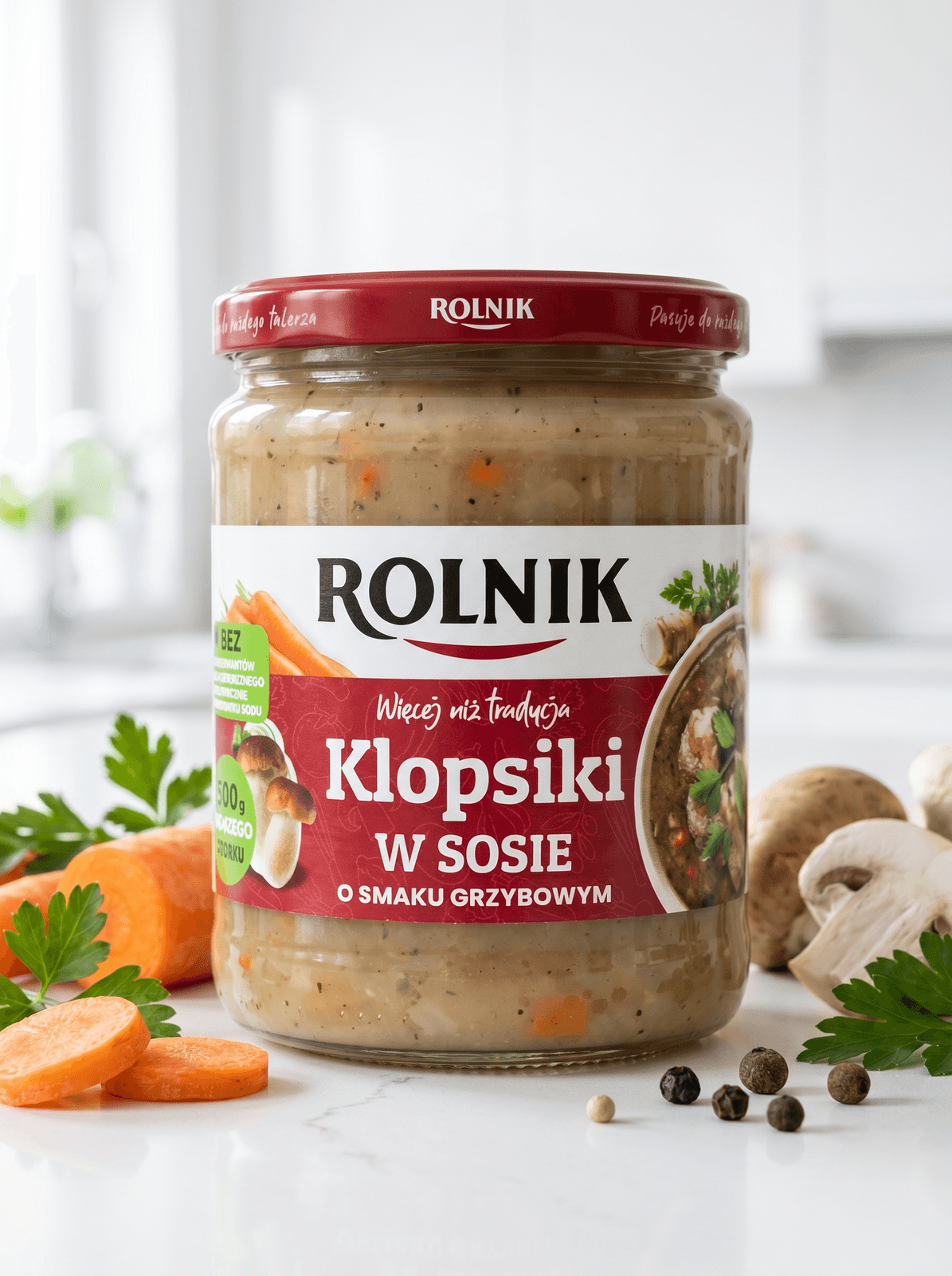 Klopsiki w sosie o smaku grzybowym