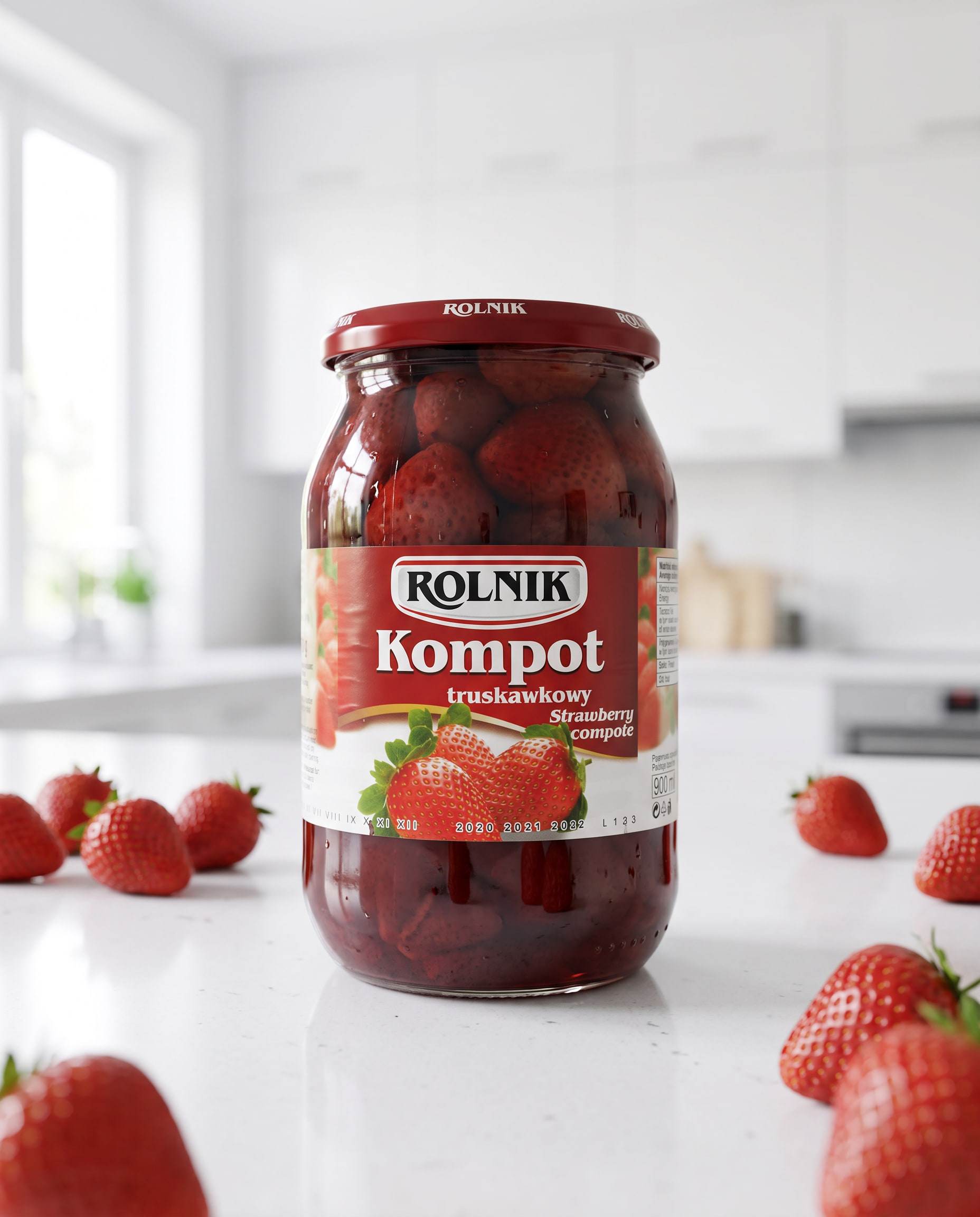 Kompot truskawkowy