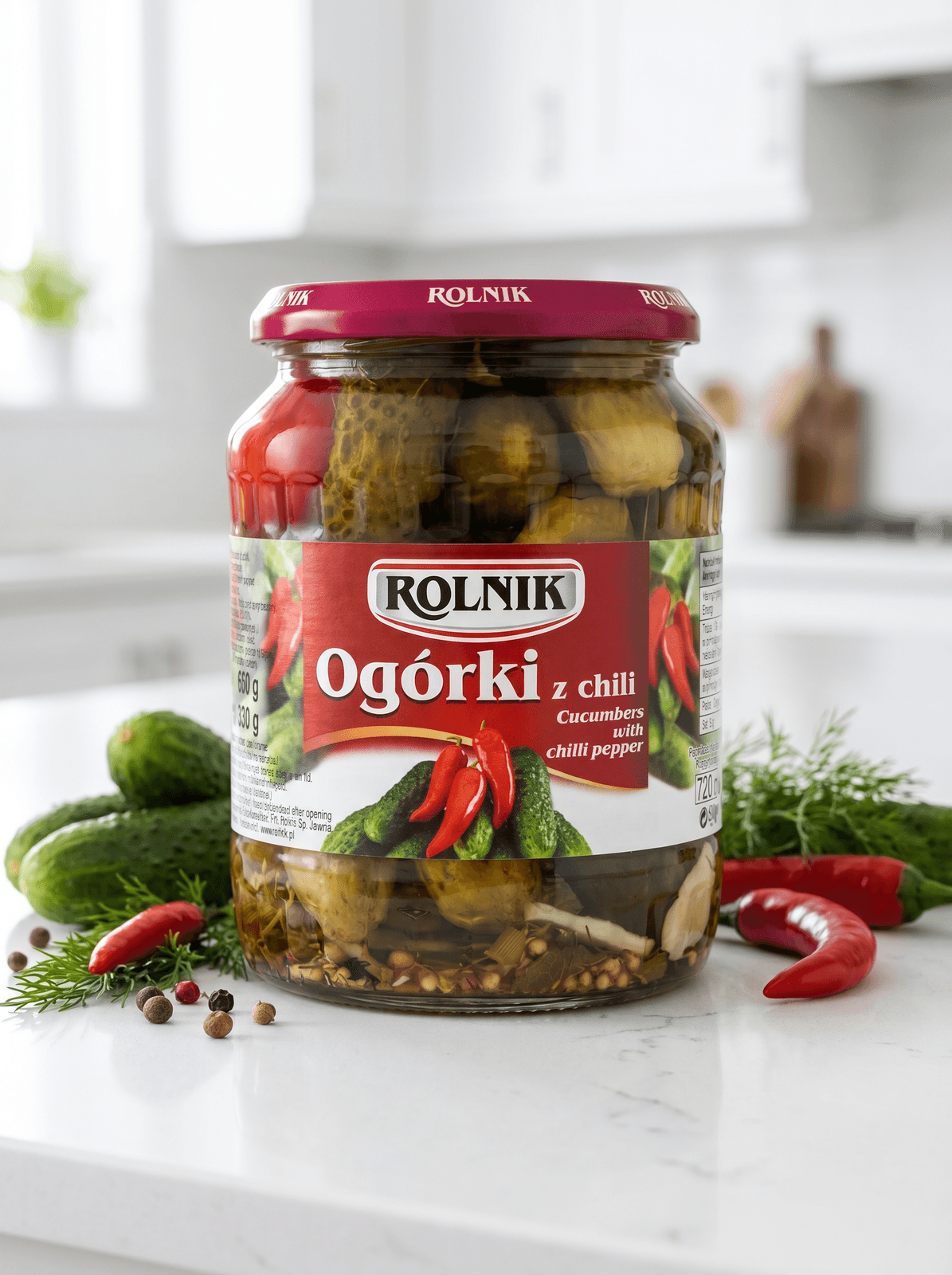Ogórki z chili