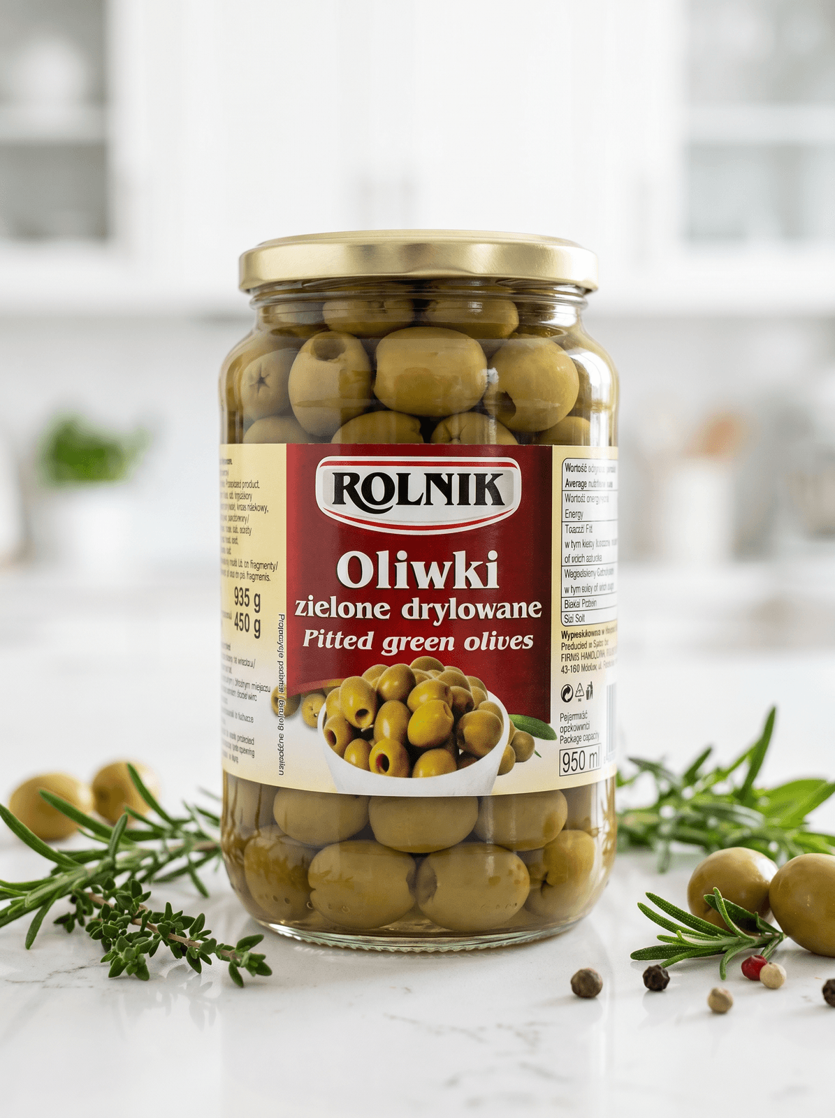 Oliwki zielone drylowane