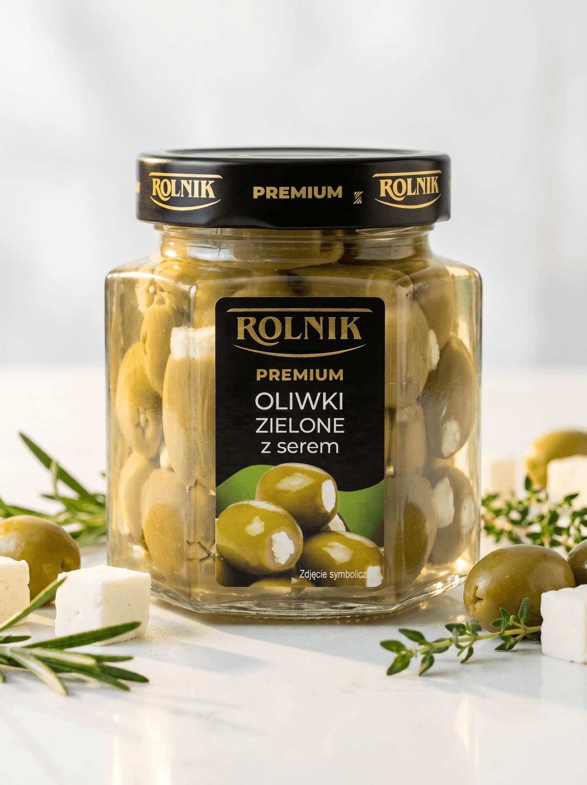 Oliwki zielone z serem
