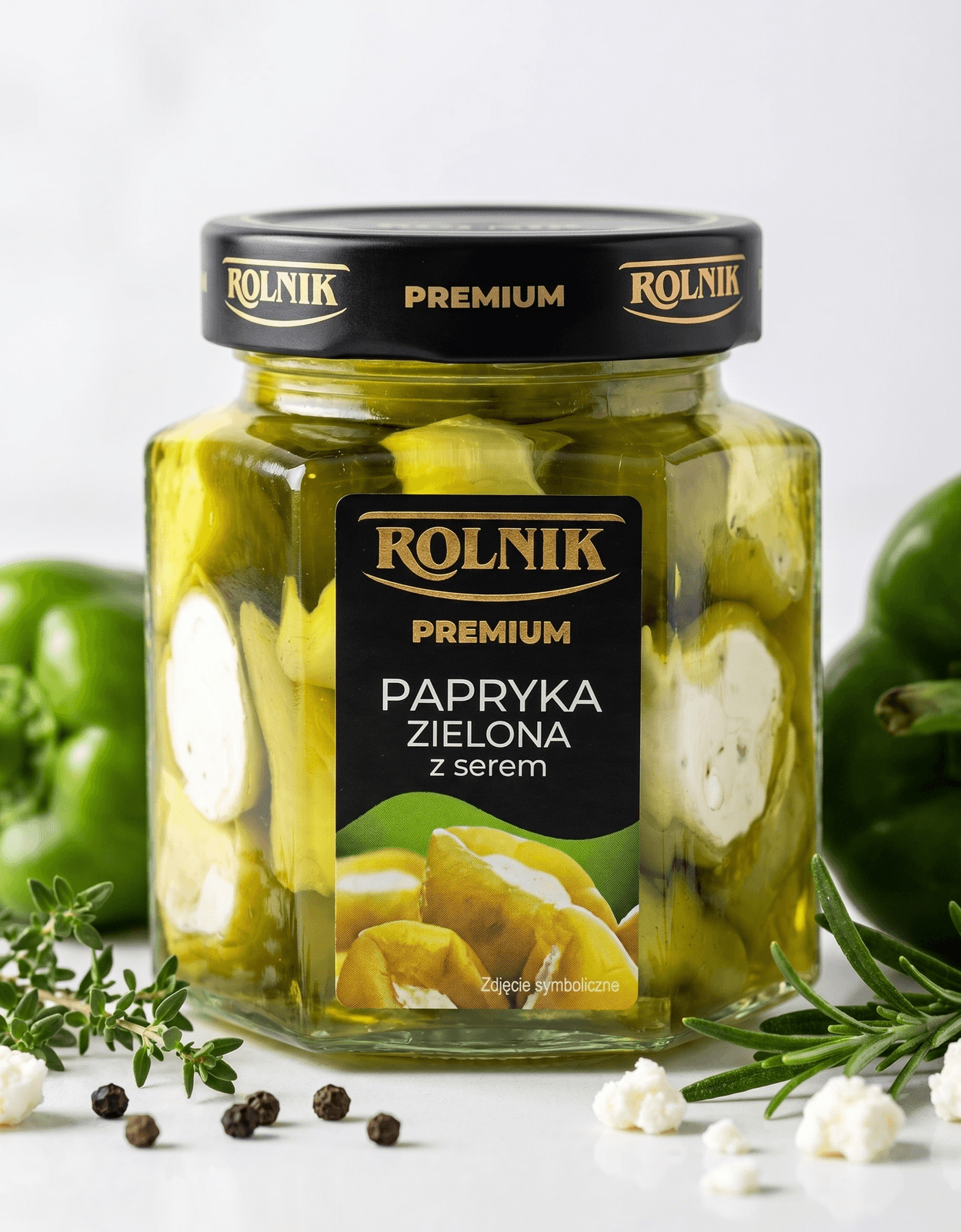 Papryka zielona z serem