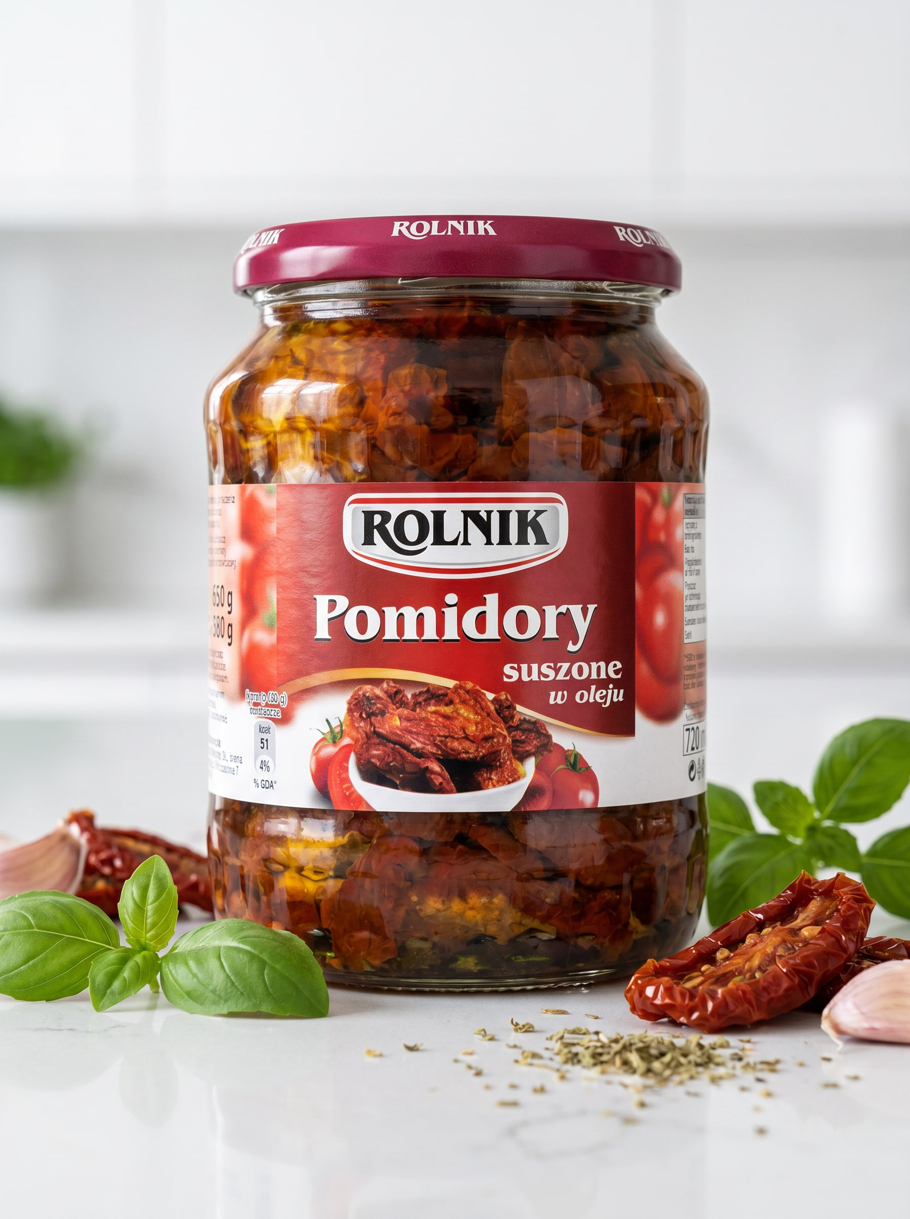Pomidory suszone w oleju 720 m