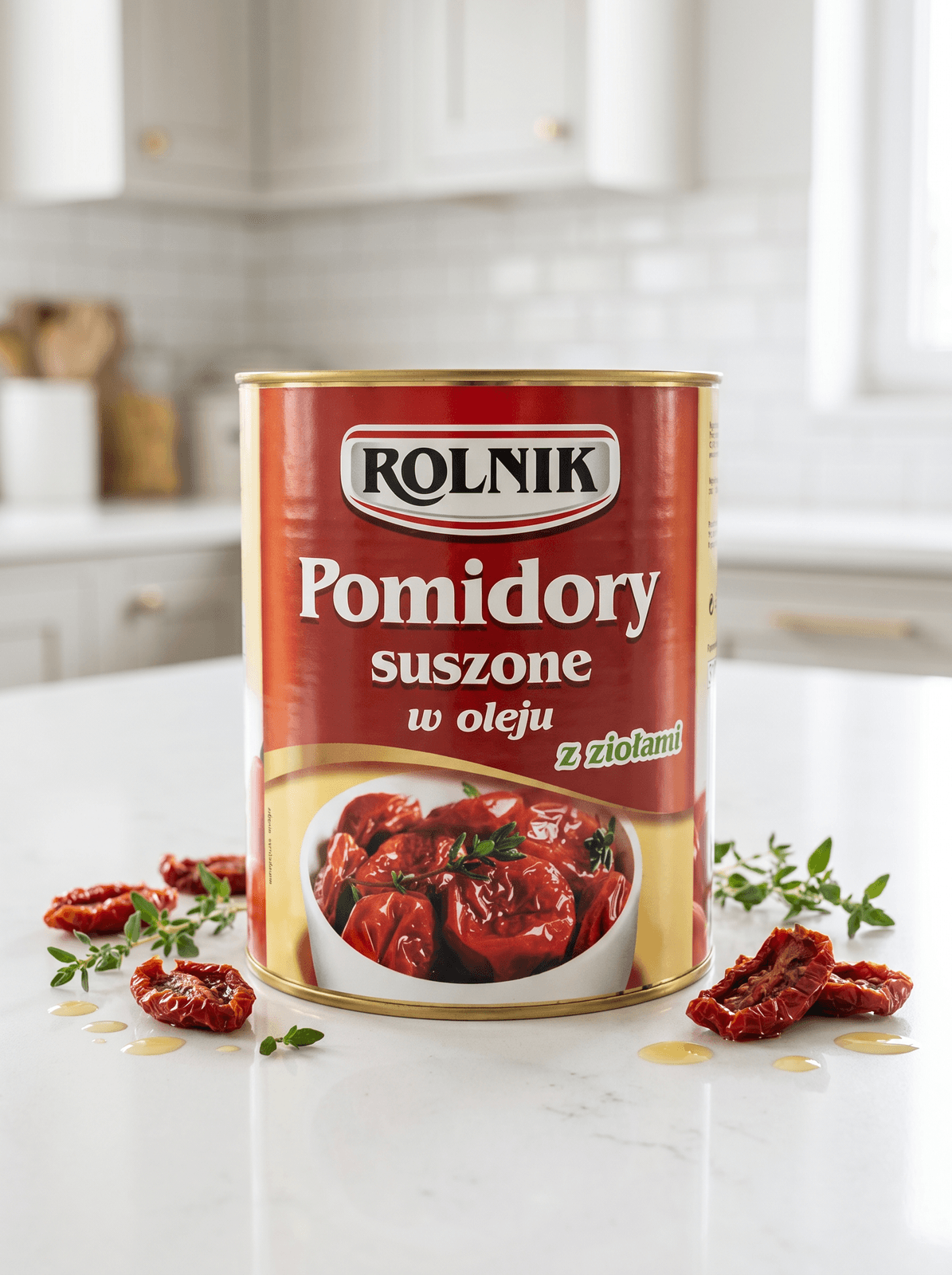 Pomidory suszone w oleju z ziołami