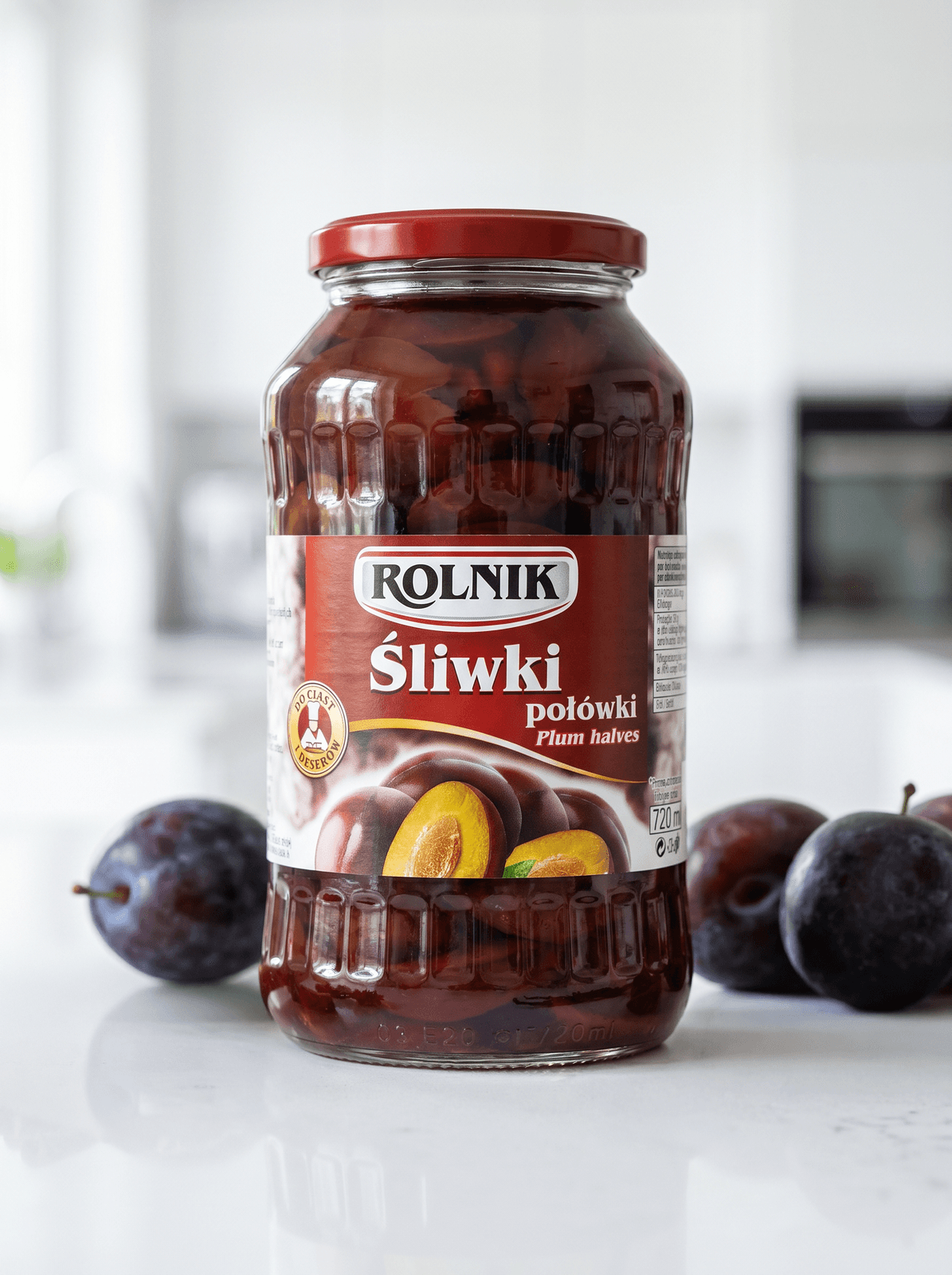Śliwki połówki