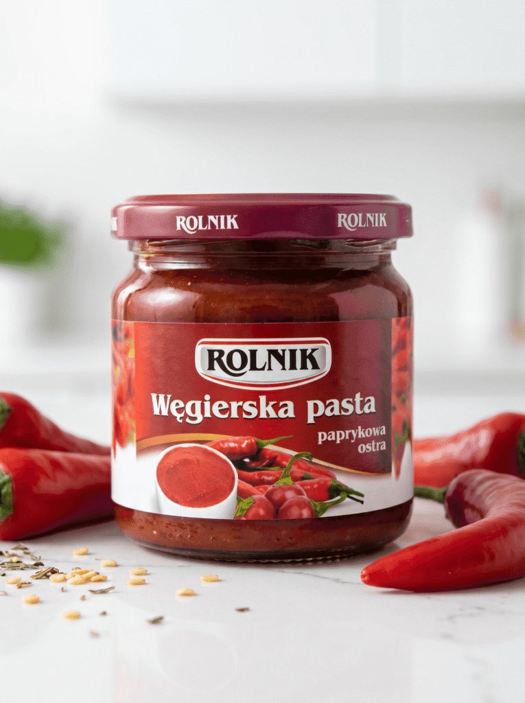 Węgierska pasta paprykowa ostra